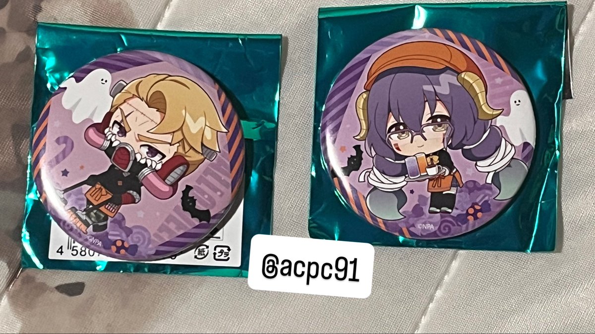 acpc91's tweet photo. 交換 譲渡 コンパス ハロウィン 缶バッジ
Eグループ

譲）グスタフ・双挽乃保

求）同種輪廻＞異種メグメグ＞定価➕送料

基本、郵送でお願いします📮
定価の場合はpaypay・メルカリ・銀行振込 https://t.co/tybP9tbRxA
