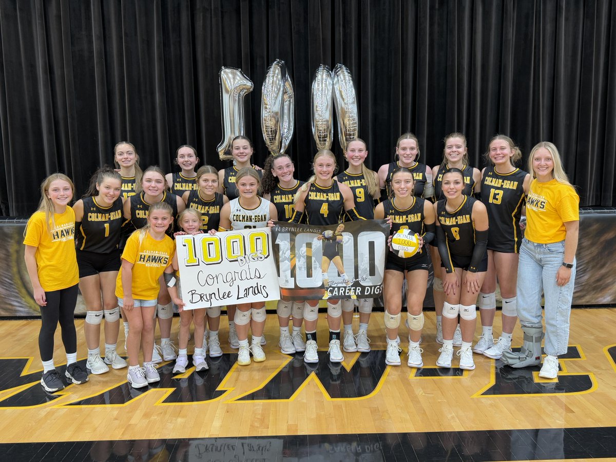 Colman-Egan (@cehawks13) on Twitter photo Congratulations to Brynlee Landis on her 1000th dig! Keep up the great work Brynlee and the rest of the Hawks Volleyball Team! edl.io/n2113177 Congratulations to Brynlee Landis on her 1000th dig! Keep up the great work Brynlee and the rest of the Hawks Volleyball Team! edl.io/n2113177