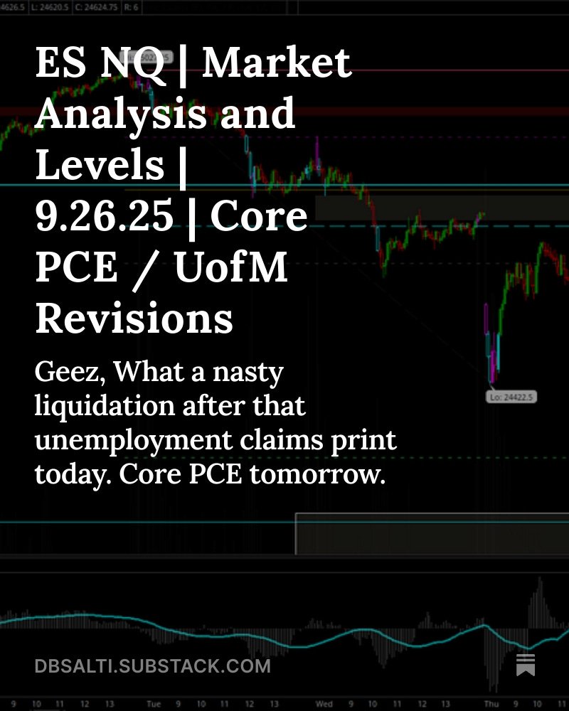 dontbsalti's tweet image. $ES and $NQ analysis and levels are liiiive on @SubstackInc
