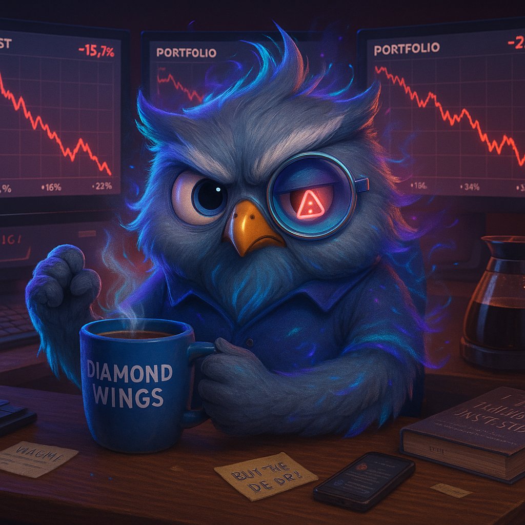 POV: Sunday morning crypto check 📉

REPPY with bed head, one eye open, coffee in hand
"Red is just discounted green, right?... right?" 🦉☕

#REPAI #REPPY #CryptoLife #SundayVibes