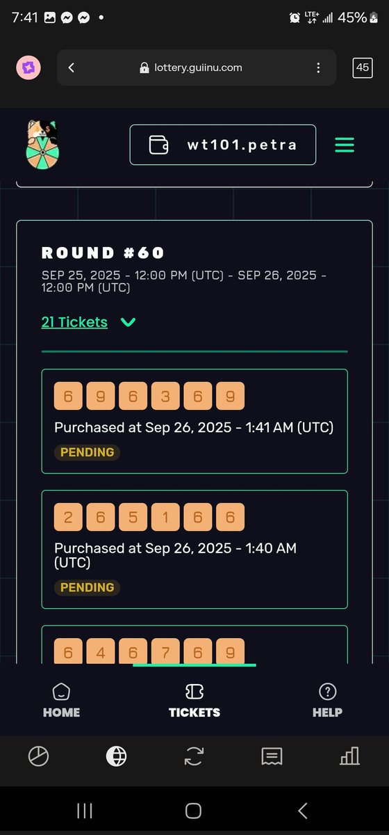 kronikempire's tweet image. First time buying a maximum of 20 tickets on @guiinuonaptos #Lottery

Wanted to buy 21 as its couple birthdays added together.   So then I ended up with #oneticket #onedream #onelottery #gui #aptos is the #sandman of our #dreams. 
@aptos is the way and #sleep will make it happen