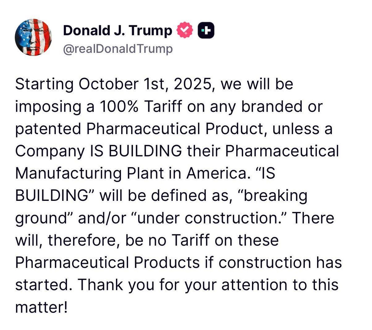 SahotaSurrey's tweet photo. Another big blow to India. This time India's generic pharma industry. 

The US imported $12.73 billion worth of pharma products from India in 2024 and for the first five months of 2025 till August, this number crossed $10 billion. https://t.co/O8VLX2zZmv