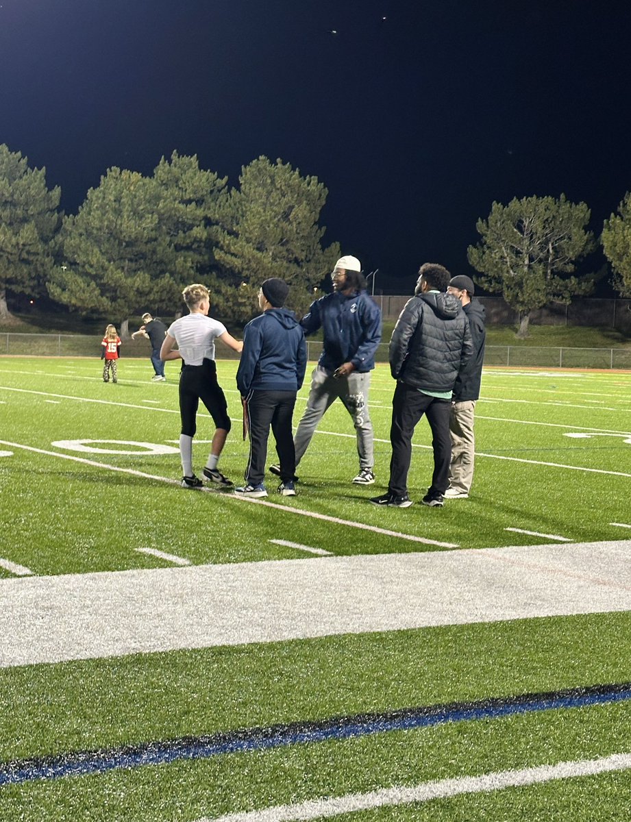 Undefeated season in the books! Proud of this team. #undefeated #classof2030 #quarterback Thank you to all the @kadetsfootball coaches and players for coming to support <a href="/coach_w_jackson/">Waymond Jackson II</a> <a href="/jayicarter/">Jay Carter</a> <a href="/NoahHiemer/">Noah Hiemer</a>