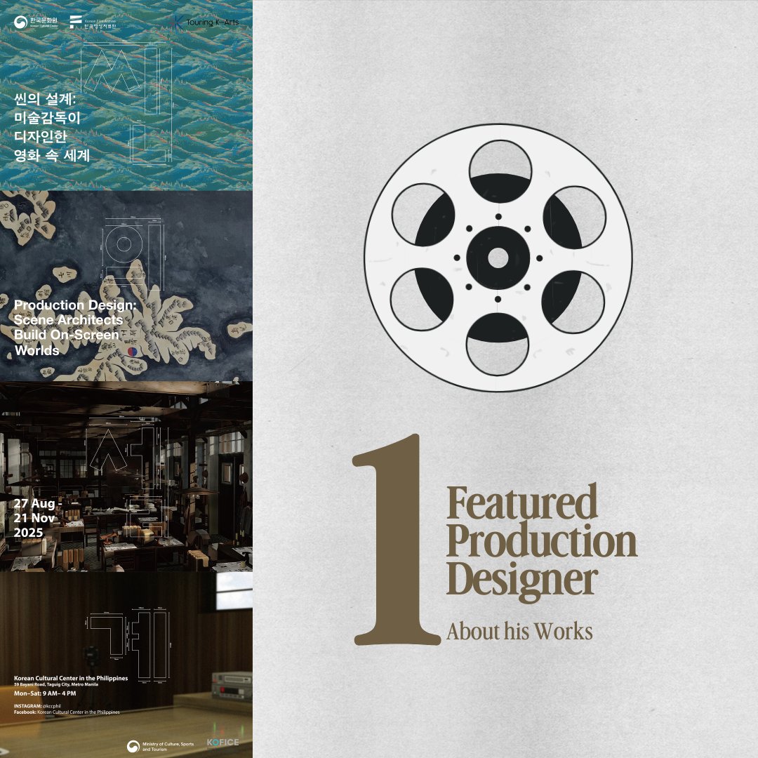 KCCPHIL's tweet image. 🎬 Meet the visionaries behind the screen!

Visit the exhibit and get to know stories behind these remarkable films:
📆 27 August - 21 November | 9AM to 4PM
📍 Korean Cultural Center, 59 Bayani Road, Taguig City
🎟️ Free Entry

#SceneArchitectsBuildOnScreenWorlds #KCCPhil