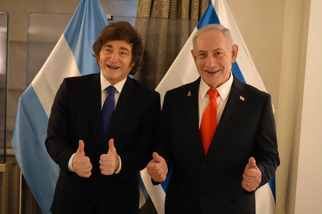 🇦🇷🇮🇱 | Foto de los presidentes Milei y Netanyahu en Nueva York.