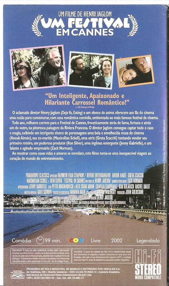 FrankMalfitano's tweet image. STILL ANOTHER 100 FAVORITE FILMS (IN NO ORDER) 87: Since idiosyncratic #indiefilm #filmmaker #HenryJaglom has died at 87, here’s a very entertaining 2001 #comedy look at various hustlers at #cannesfilmfestival 🎞️with top cast #MaximilianSchell #AnoukAimee #GretaScacchi #RonSilver
