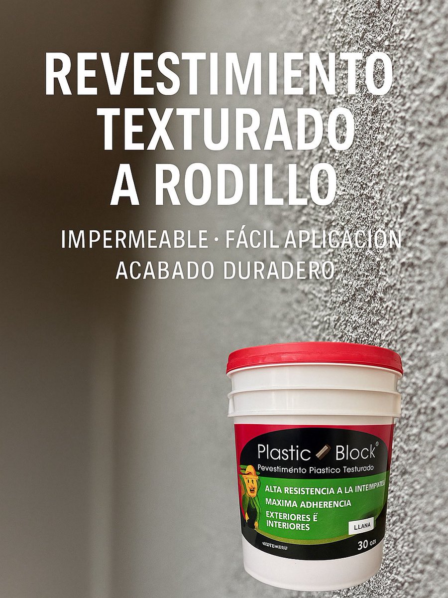 BlockPlastic's tweet image. Cambia por texturados a rodillo ! Fácil aplicación y material impermeable no deja pasar la humedad exterior!! 

Precios directo fábrica 
WhatsApp 1158807960

#revestimiento #solucionhumedad #argetina #casas #plasticblock #exterior #humedad