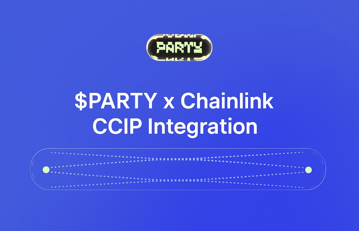 $PARTY x Chainlink CCIP Integration

$PARTY is integrating Chainlink’s Cross-Chain Interoperability Protocol (CCIP) to enable secure, automated royalty payouts across multiple blockchains. This ensures creators and collaborators can receive revenue on the network of their choice
