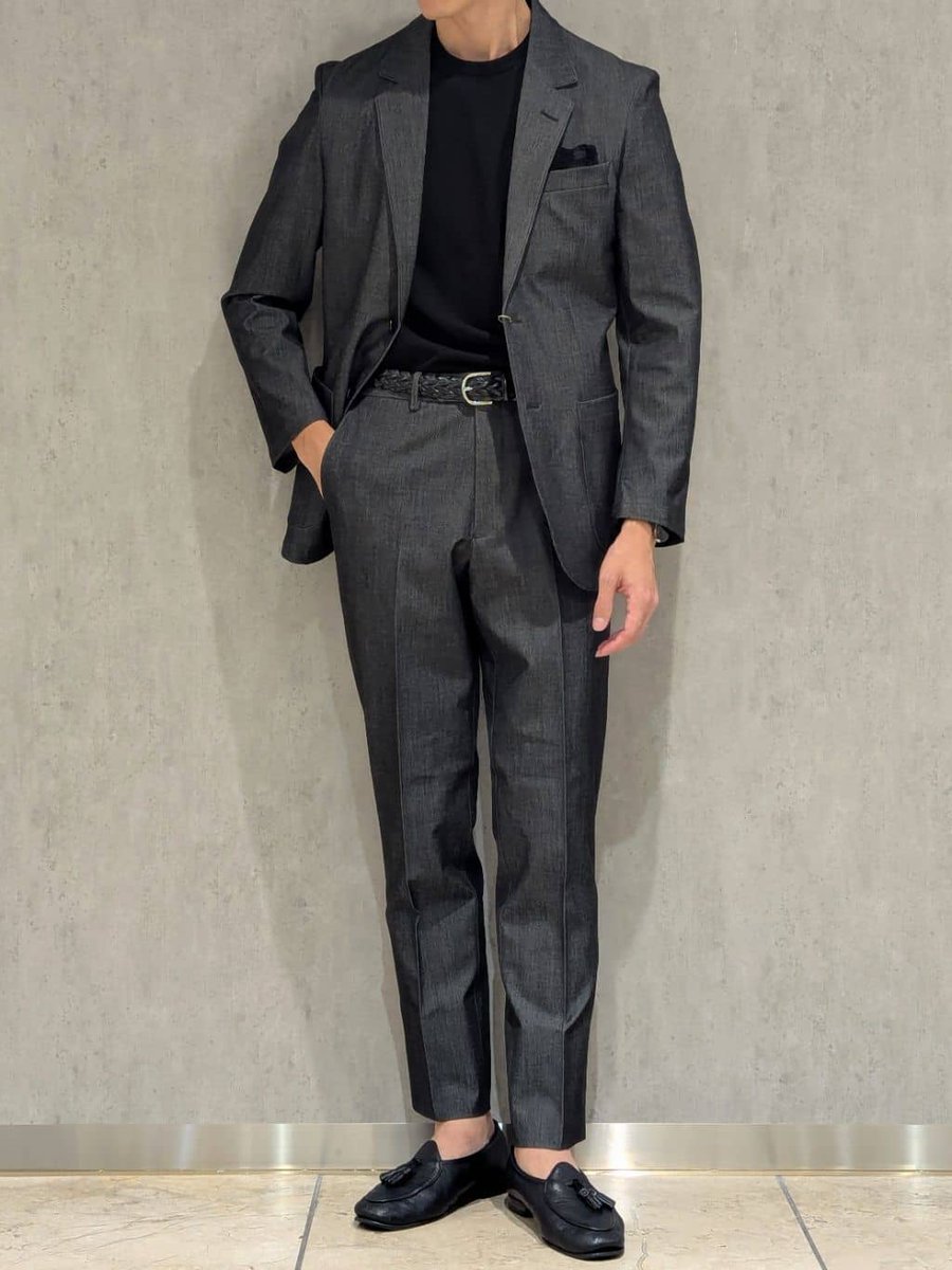 THE THIRD SUITS®から、人気のデニム調セットアップが登場！ 秋らしく