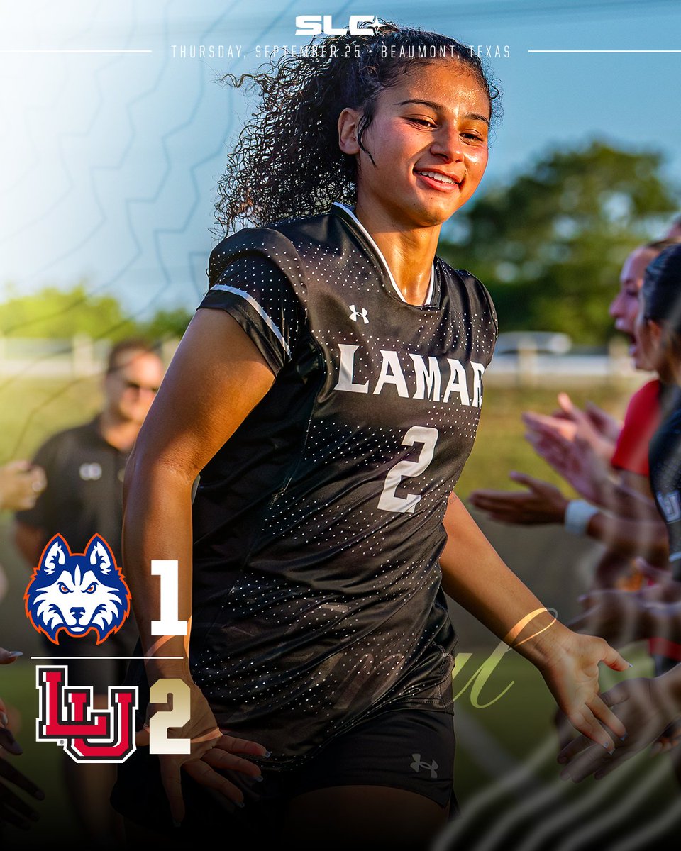 SouthlandSports's tweet photo. LAST-MINUTE WIN FOR LAMAR

Sydney Williams finds the late in the final minute of the match and the Cardinals rally to beat HCU!! https://t.co/mBnlG3BIca