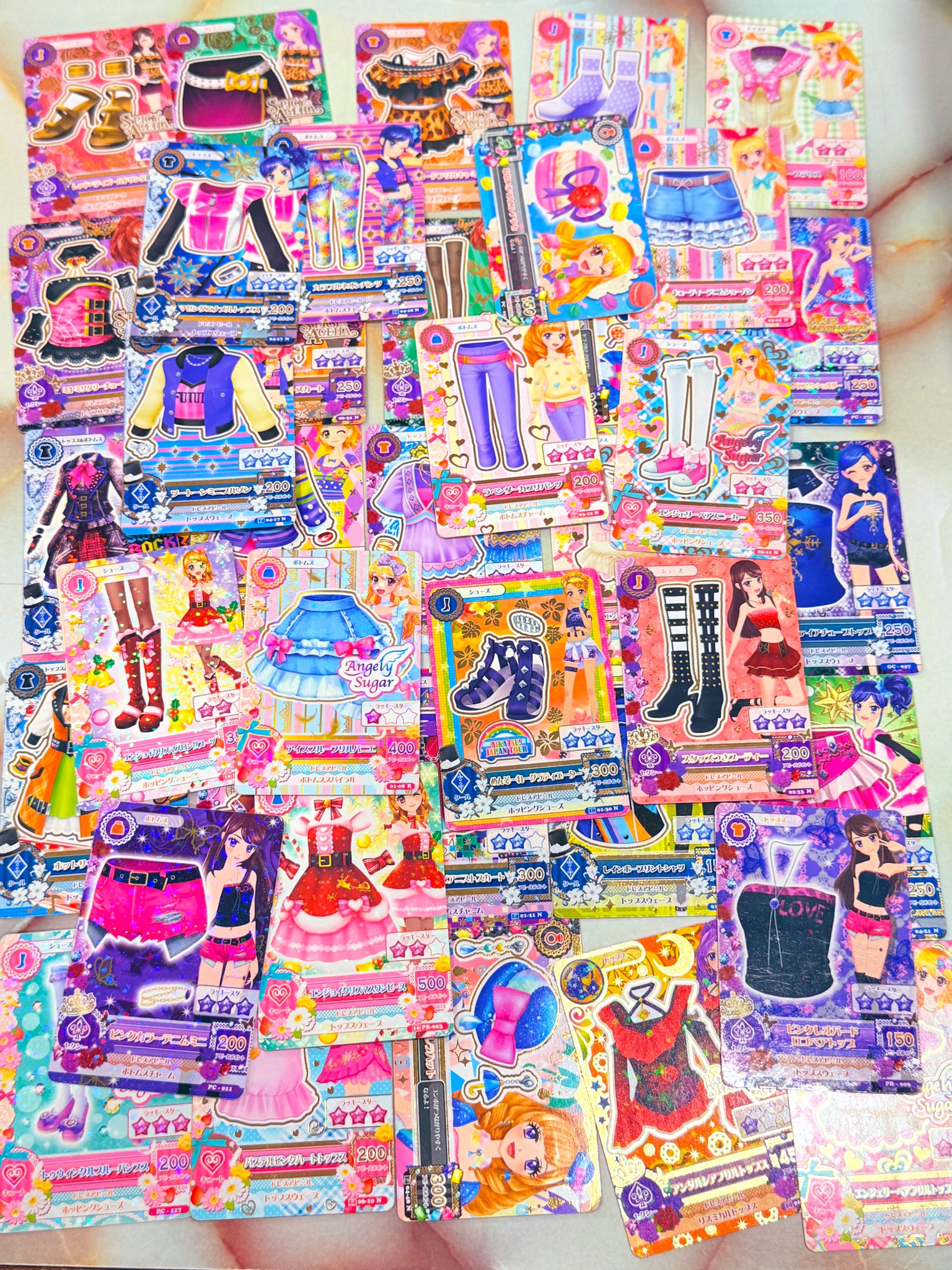 即購入不可❗️アイカツカード ② アイカツカード PC、CG、MC、PR、PZ、PAカード（バラ売り