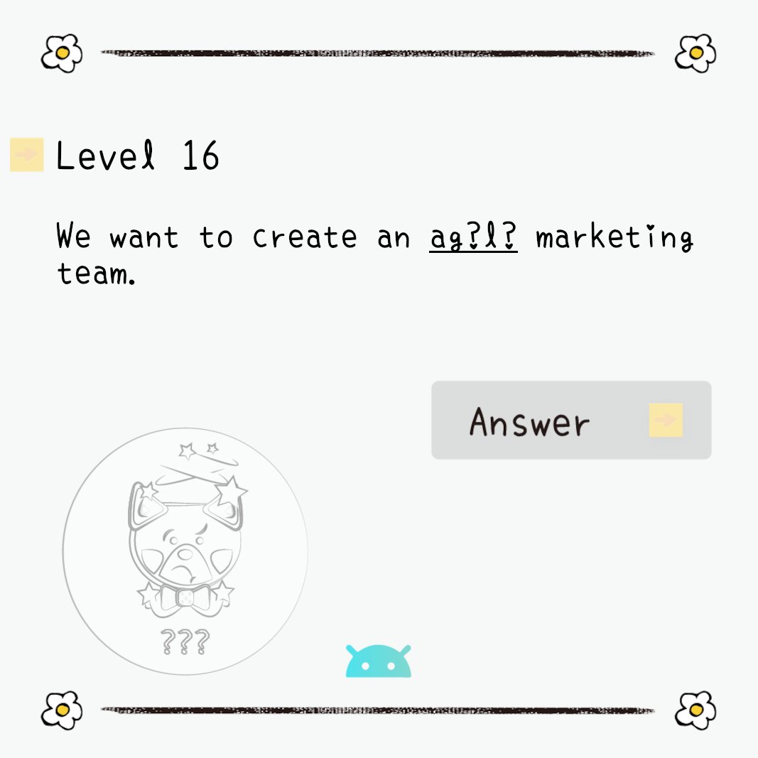 jeffreywckin's tweet image. agile
(adjective)
= able to think quickly
play.google.com/store/apps/det…
#English #Vocabulary #EnglishLearning #Grammar #英単語 #英語学習 #TOEIC #IELTS