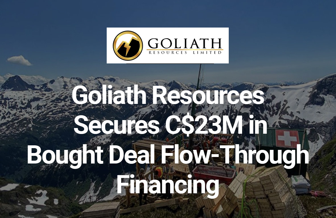 TheAssay's tweet image. Goliath Resources (@GoliathResource) Secures C$23M in Bought Deal Flow-Through Financing

Read more here: hubs.la/Q03L5NNP0

$TSXV $GOT
