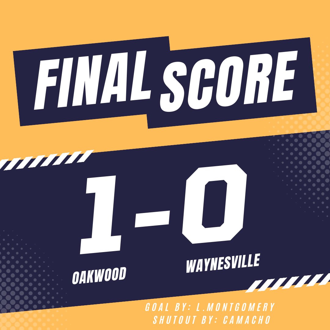 11-1-1
The girls take down Waynesville 1-0!
Big finish from L. Montgomery and a clean sheet from Camacho in goal!