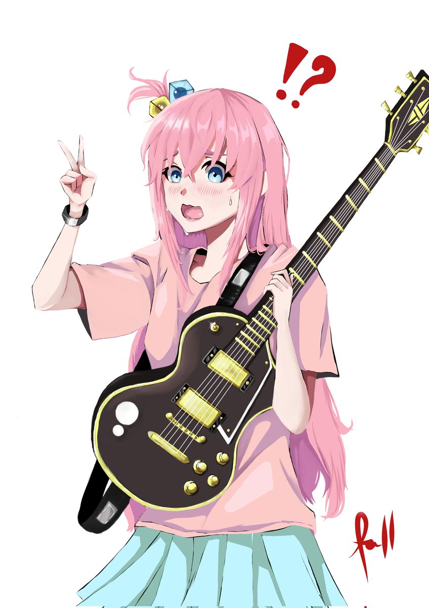 artisan_23's tweet photo. I been seeing this trend lately so here it is ❤️
Hitori aka Bocchi fanart 🎸
#animetwt #fanart #BocchiTheRock #otaku  #smallartists #ArtistOnTwitter #artshare #artmoots https://t.co/2wqJmzewsm