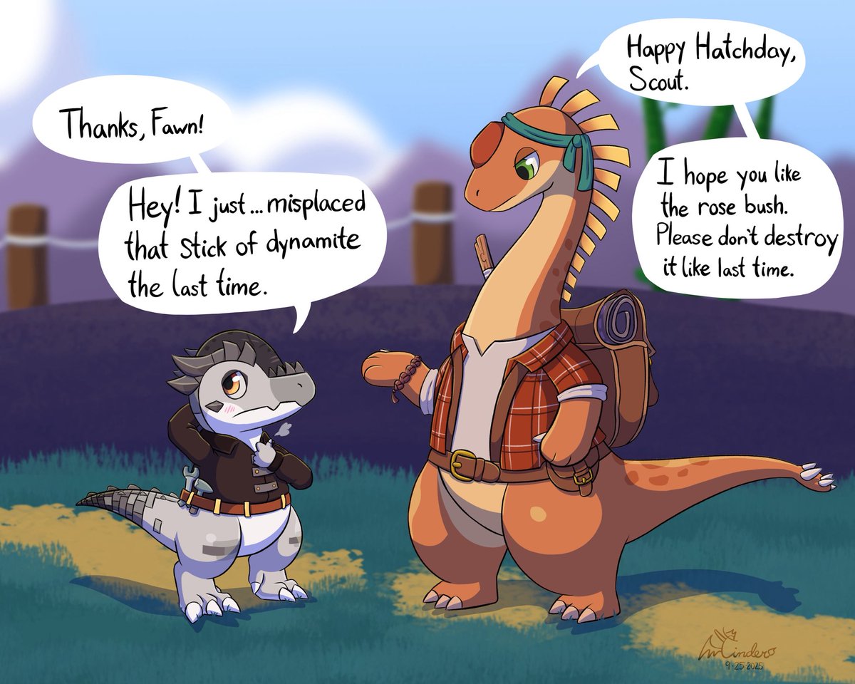 Happy Hatchday Scout! 🐣🎂
#AmberIsle