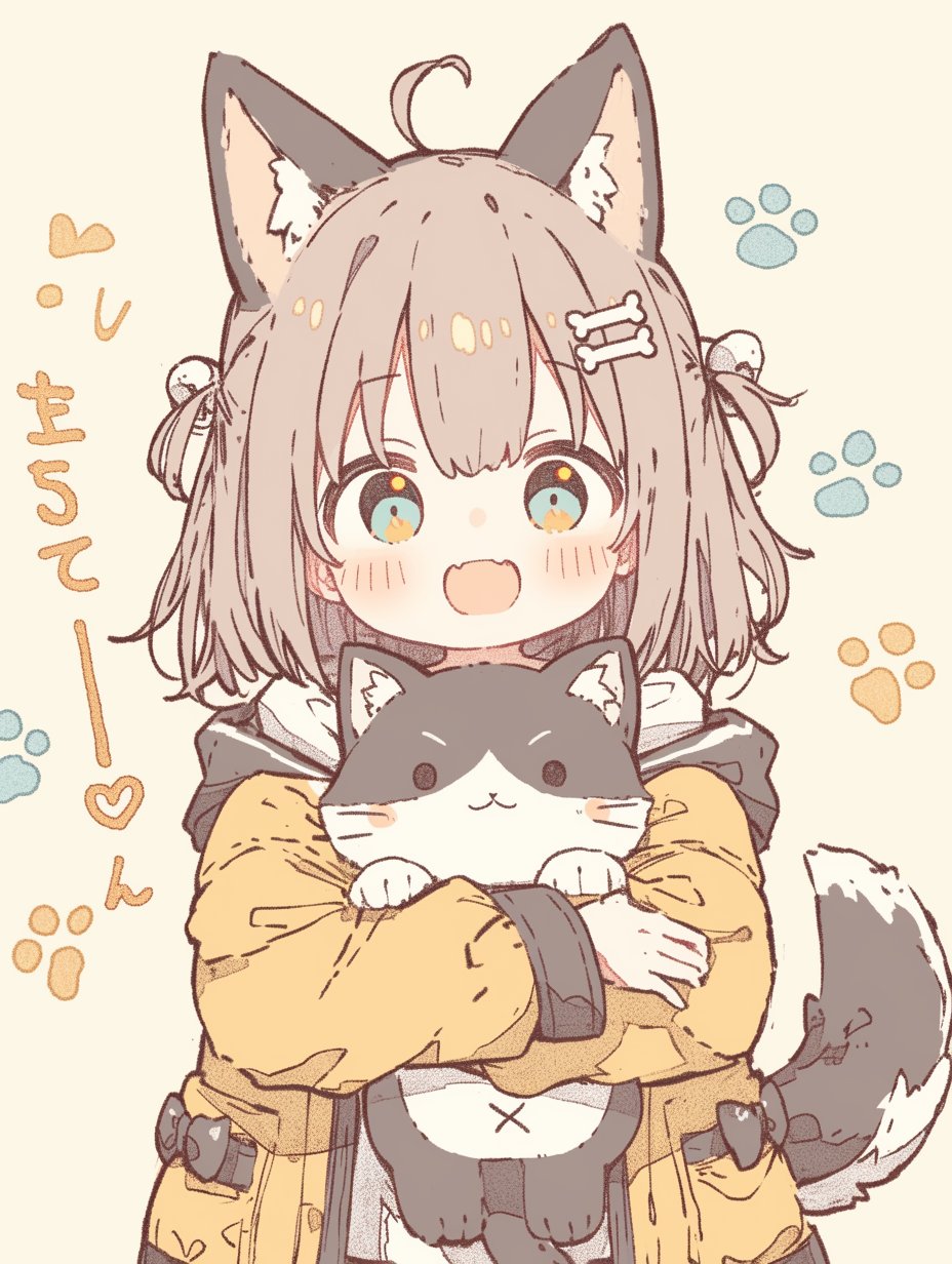 【ねこさん】イラストオーダー ▽オーダーイラスト @mimi20180222 様の MIMIちゃん🐈 リアル