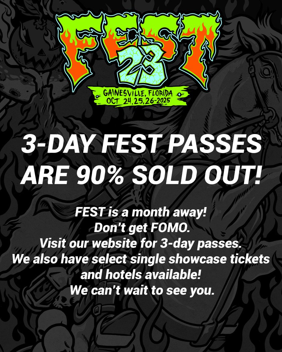 If you're on the fence, this is your sign to
come to FEST this year!
We can't wait to see you 😉
Visit the link in our bio for tickets and more.