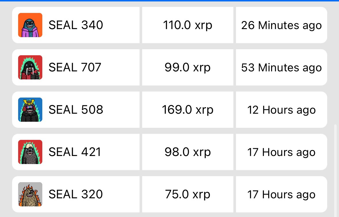 Ping ping ping 📡
While other projects vanish in 2 weeks,
Seals keep selling with a floor they can only dream of. 🦭🔥

Not hype. Not luck. Just conviction.
Arf Arf 🚀
