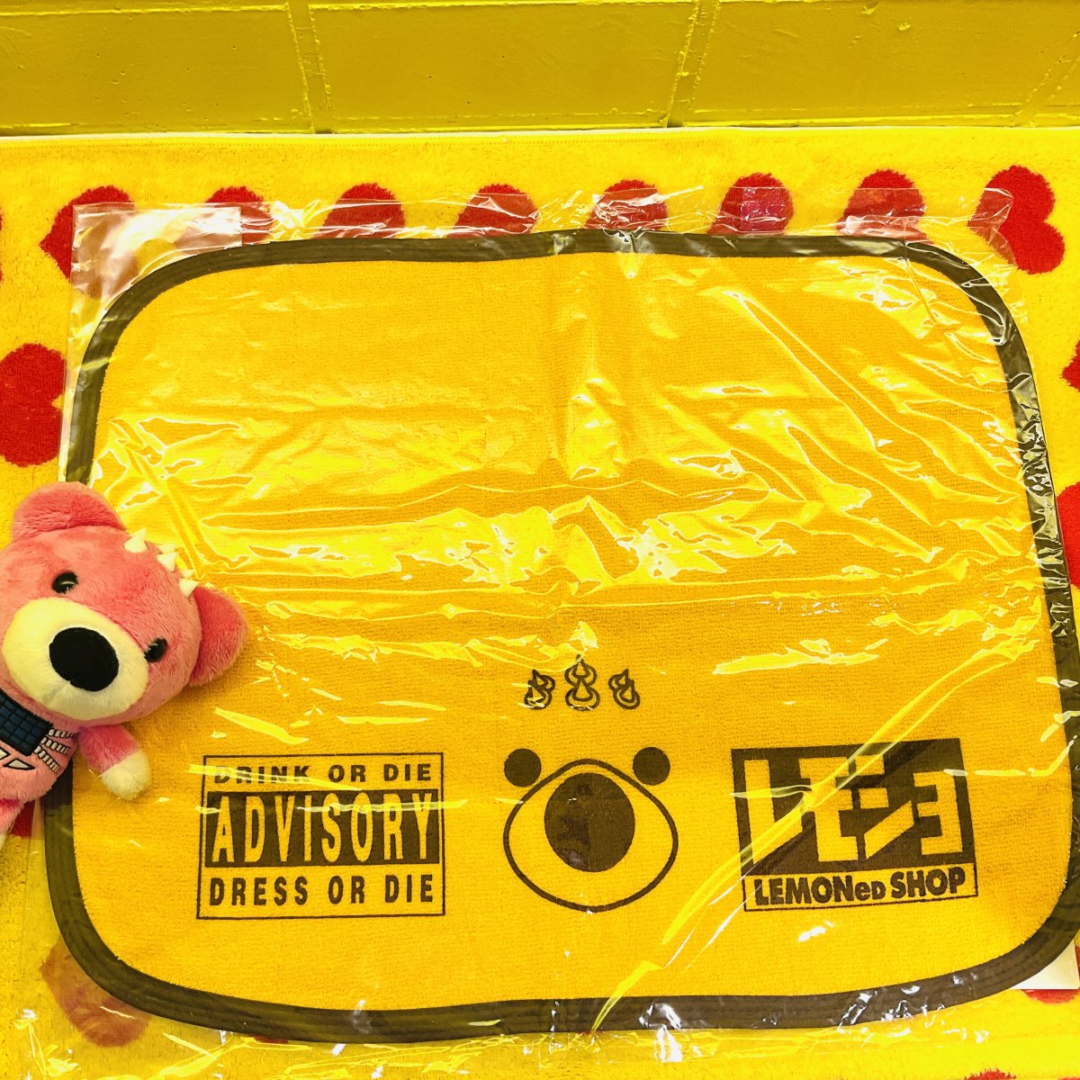 Laforet_H's tweet image. B1F レモネードショップ Sauna Mat!: \店頭商品に数量限定でサイコベアデザインのサウナマットが発売されています/
タオル地なので気軽に洗えちゃうのも便利!
お風呂や玄関、お部屋に使うのも◎!
とっても可愛いアイテムをぜひゲットして下さい!… laforet.ne.jp/news_events/36…