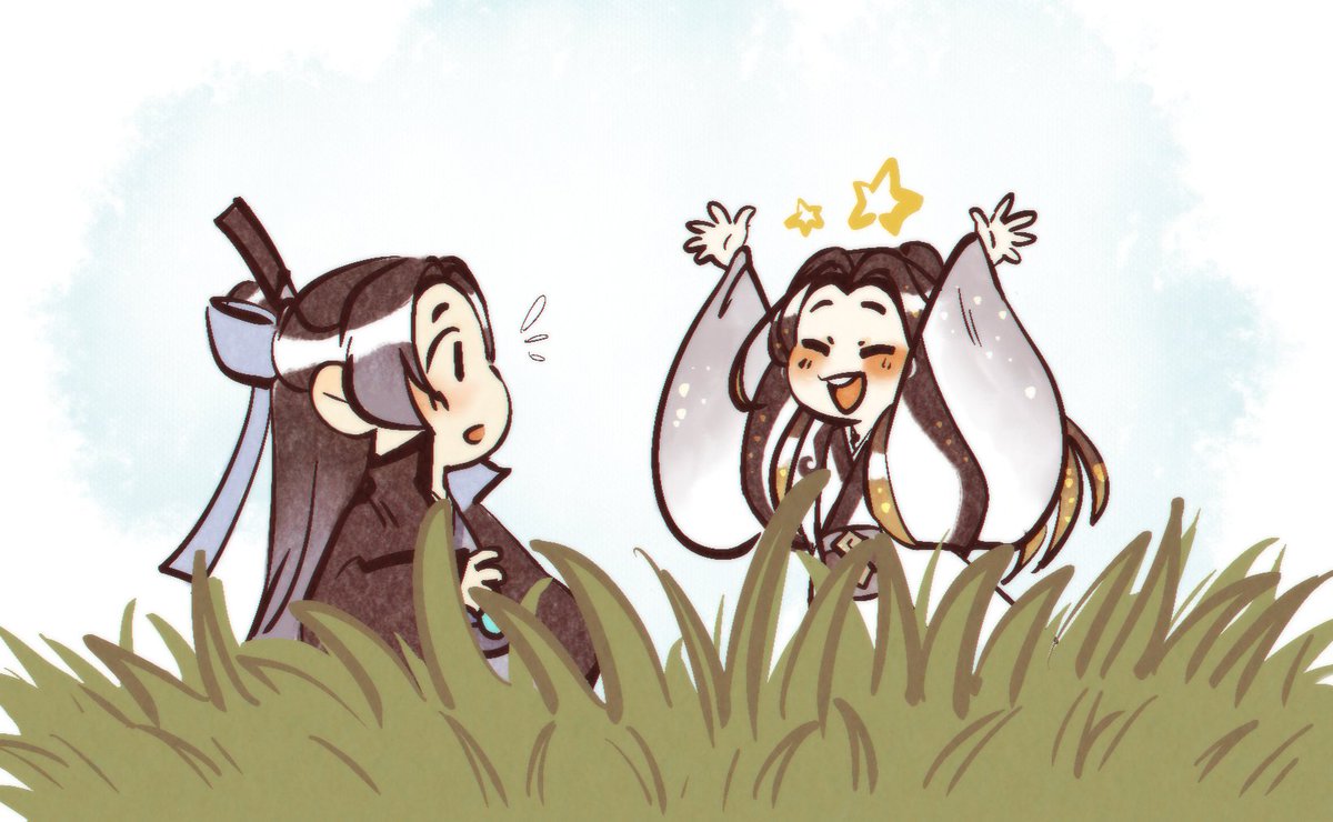 tiny thing inspired by #songxiaoseptember2025's meadow prompt... boyfriend popping out of tall grass :3

#songxiao