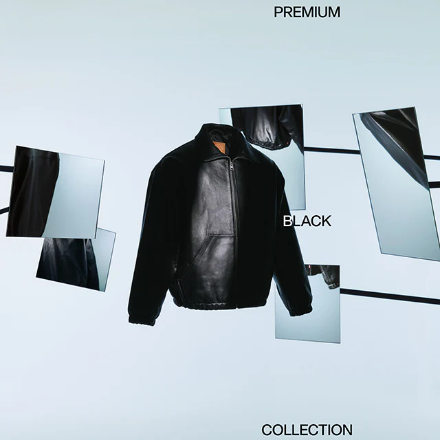Levi’s PREMIUM BLACK COLLECTION リーバイス　大戦 Levi's®から漆黒のレザーをまとう「Premium Black collection