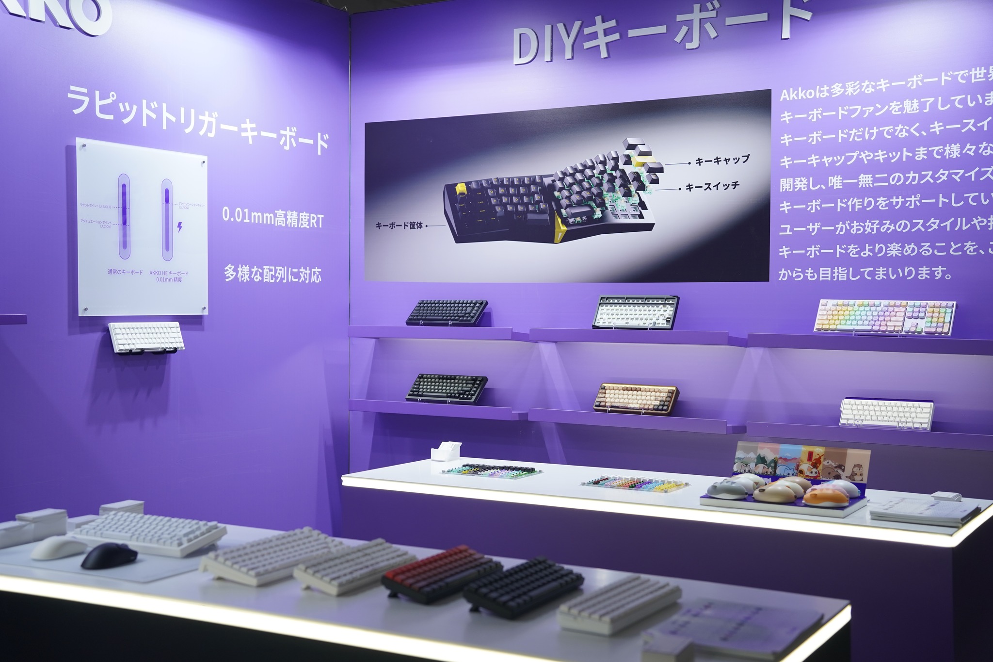 Akkoです。 AKKO 108K JK GIRL 5108S RGB - CS SAKURA SWITCHES KEYBOARD