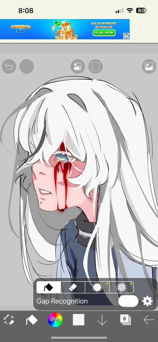 kattykatsan's tweet photo. I foam at the mouth every time I draw my oc https://t.co/U2Wme2myG6