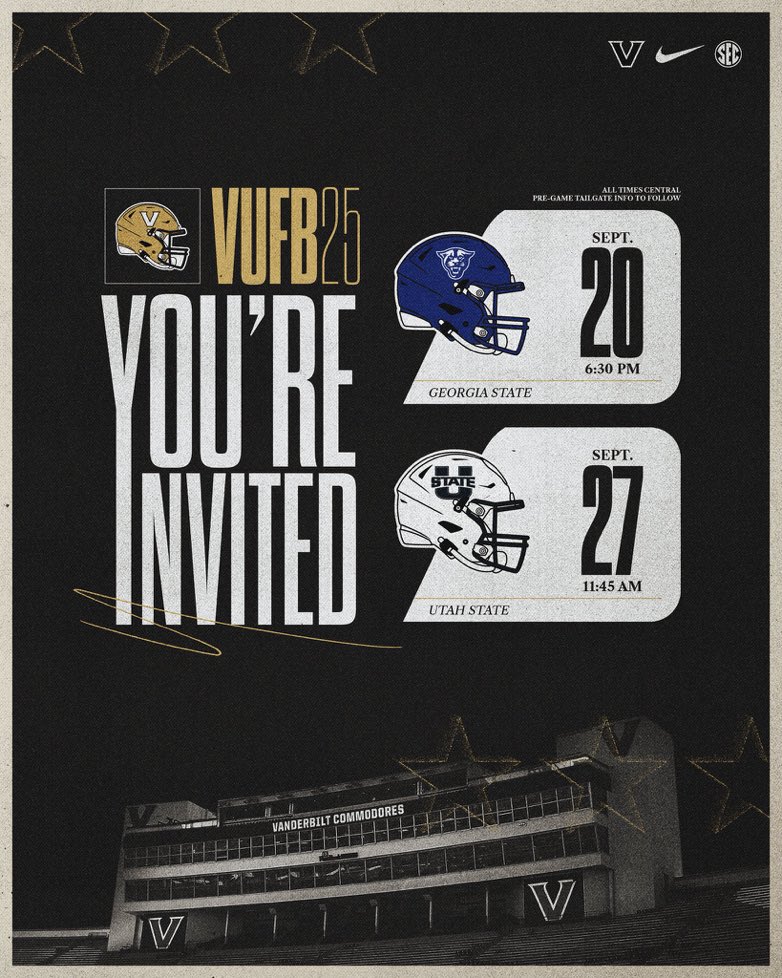 Thanks for the invite <a href="/Coach_Flaherty/">Brendan Flaherty</a> and @bmeyer280. Exited to get on Campus and experience the gameday atmosphere. <a href="/coachj_lepak/">Jeff LePak</a> <a href="/nate_lowenthal/">Nate Lowenthal</a> <a href="/NickyV05/">Nik Valdiserri</a> <a href="/DanielGreenVU/">Daniel Green</a> <a href="/Coach_Lea/">Clark Lea</a> <a href="/BuddyODell/">Buddy O'Dell</a> <a href="/TrinityHSFB/">Trinity HS Football</a> <a href="/Coach_MFox/">Michael Fox</a> <a href="/JonHilbert23/">JonHilbert</a>