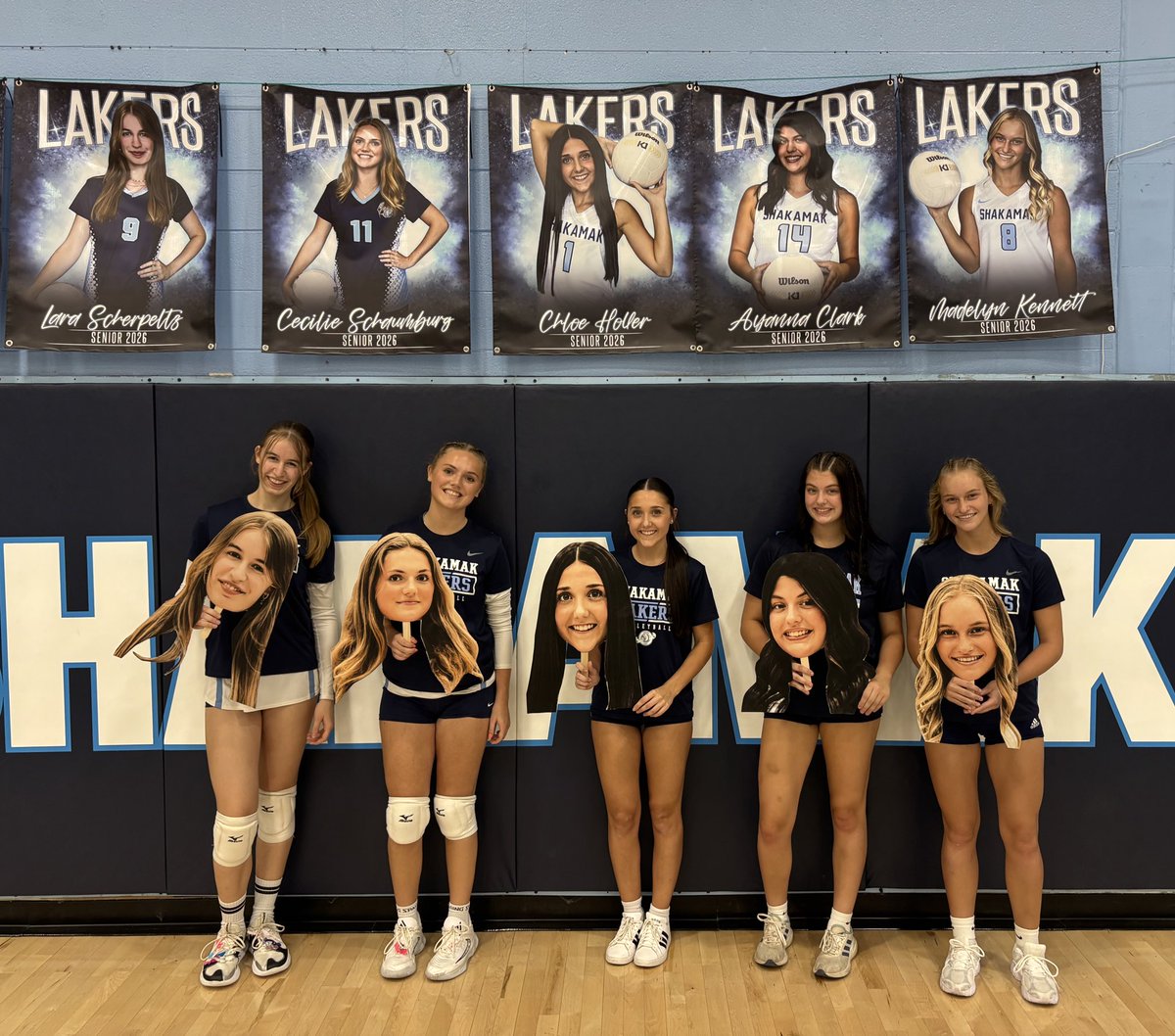 Lady Lakers with wins on Senior Night over West Vigo! We are so proud of our seniors and the dedication they have put into building a successful volleyball program at Shakamak!
JV: 14-25, 25-20, 15-6
Varsity: 25-23, 25-16, 25-21
<a href="/Tdavid_21/">Travis David</a> <a href="/SWI_Sports/">SW Indiana Sports</a> <a href="/ihsvca/">IHSVCA</a> <a href="/IndianaPrepVB/">IndianaPrepVolleyball.com</a>