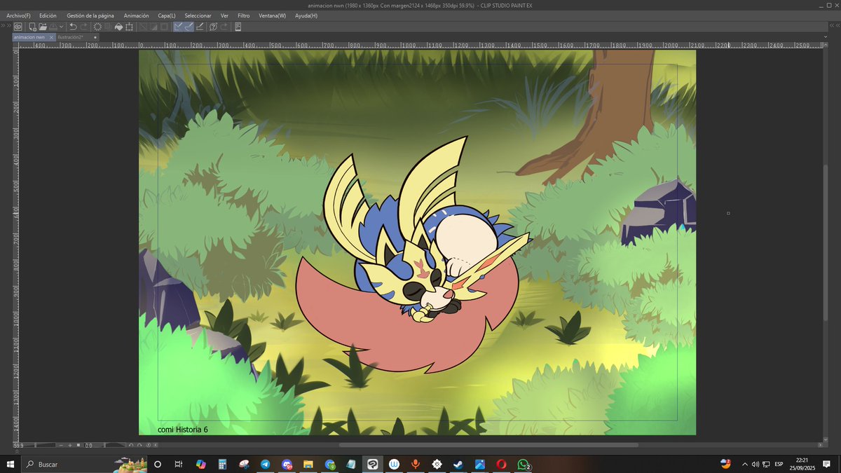YiiCat's tweet photo. 🌟Hi, Pokémon Trainers!🌟
We’re making great progress on our Zacian 🐺⚔️.
All that’s left is adding the background to the drawing, and then the animation will be almost ready.
🔥Let’s keep going on this ADVENTURE!🔥
#Pokemon #Zacian #PokemonAnimation #PokemonArt
#PokemonTrainers https://t.co/OsxcR47vOZ