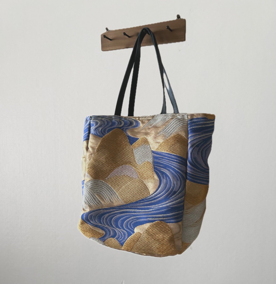 帯リメイクバッグ