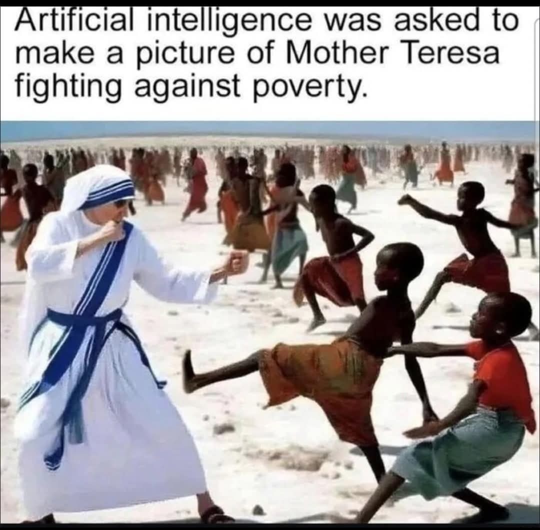 Wrong_Yash's tweet image. the algorithm understood the assignment a little too well