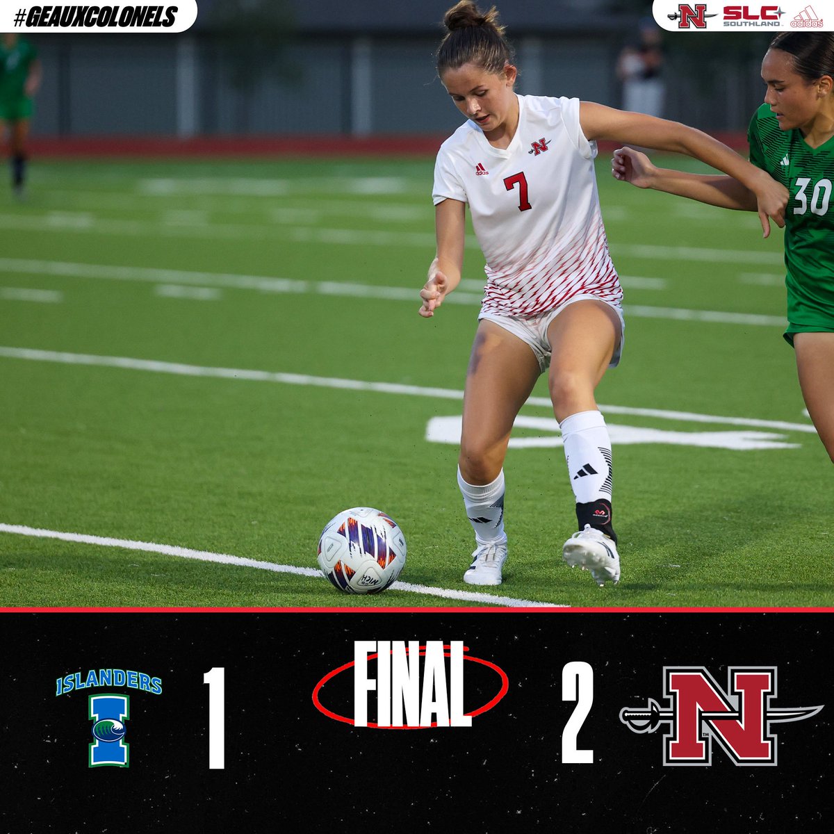 COLONELS WIN⚔️‼️

Mylea Riggle’s late goal secured the first SLC victory since 2018!

#GeauxColonels