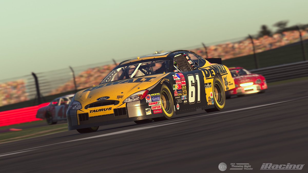 Gayman gets the upset win at #iRacing's Silverstone! Next week, Charlotte!
#NASCAR #esports <a href="/TNThunderSeries/">Thursday Night Thunder</a>