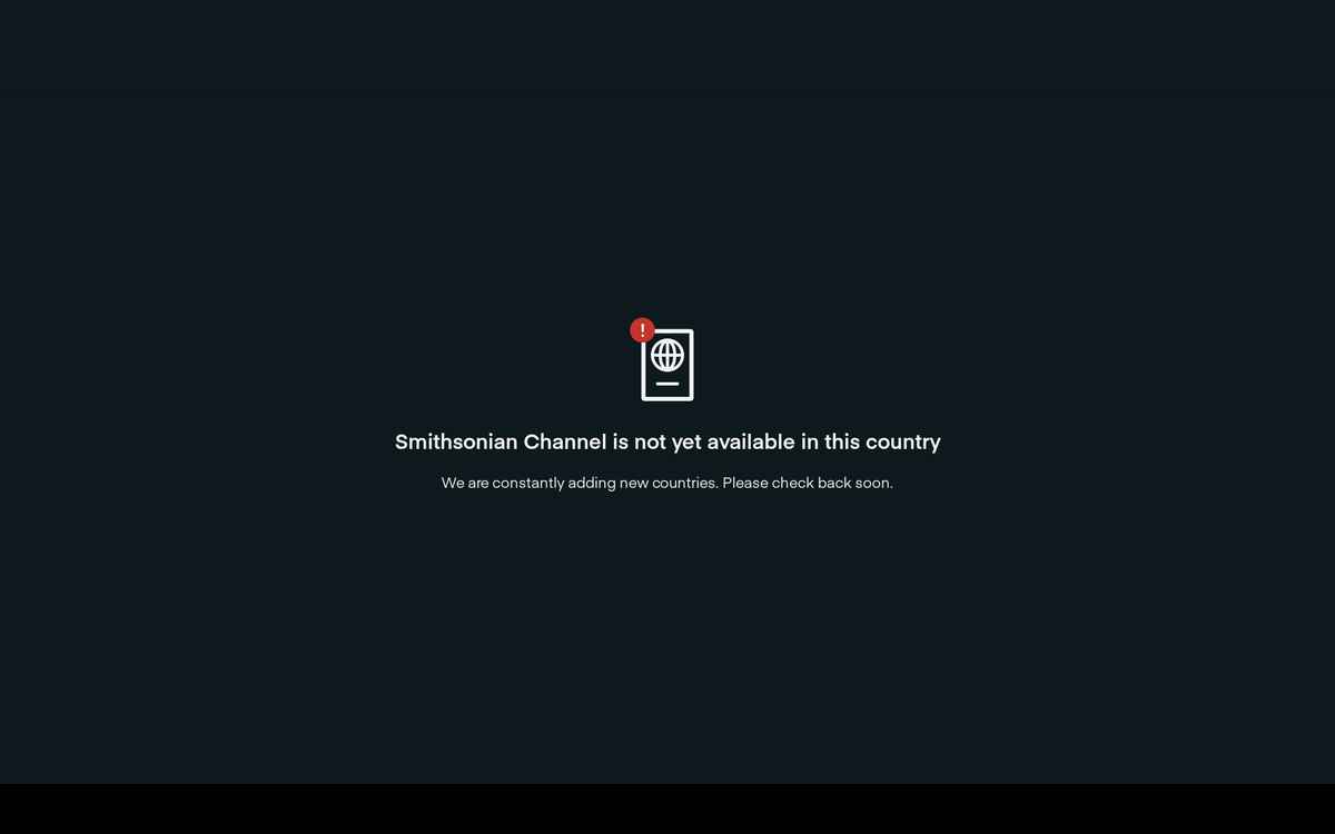 JNR10_14's tweet photo. @smithsonian why is the @SmithsonianChan unavailable in the USA? I downloaded the app on my #AmazonFireTablet and when I went to open the app, this is what I got! https://t.co/0xmoEW61QZ