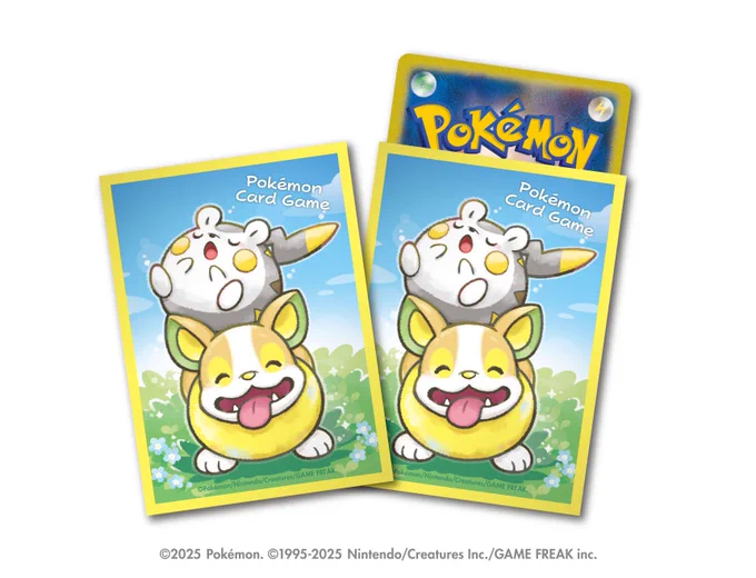 【おしらせ】9月26日(金)本日発売! ポケモンカードゲーム「トゲデマル&ワンパチ」のデッキケース・デッキシールド イラストを作画しました 元気に草原を駆け回るトゲデマルとワンパチです! デッキを入れて、たくさん遊んでもらえたら嬉しいです #ポケカ #ポケモンカード #PokemonTCG