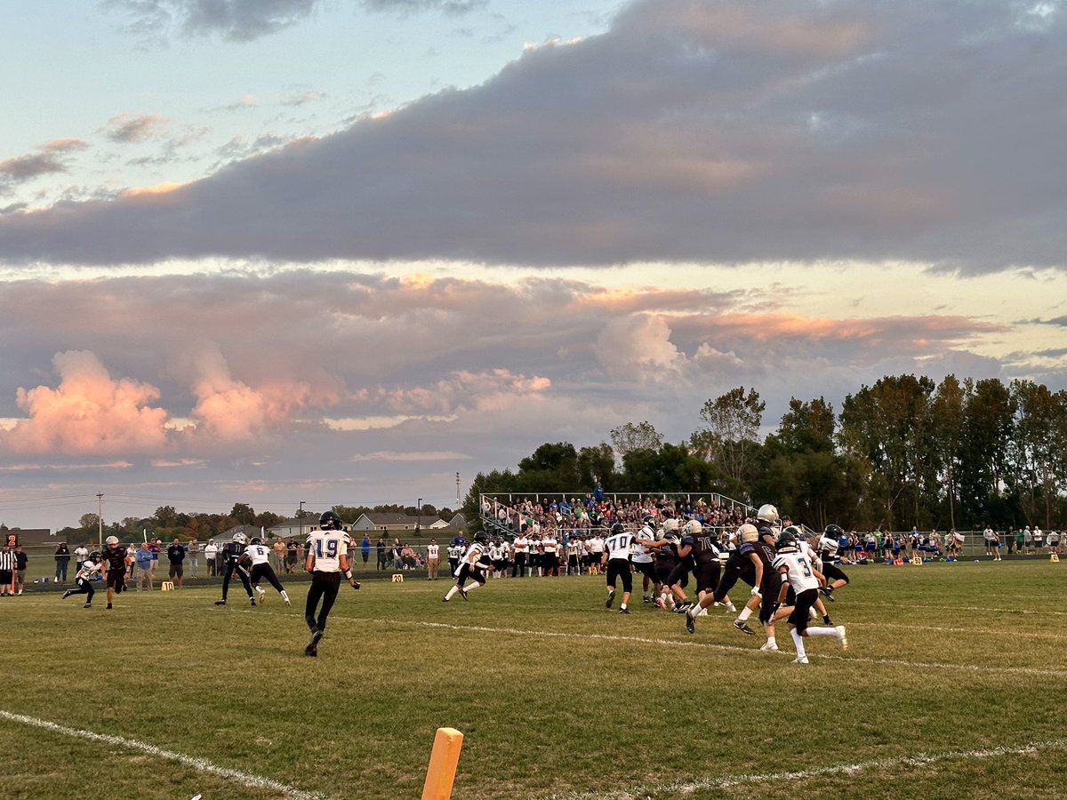 school_carroll's tweet photo. Our 8th grade Chargers brought home the Battle for the Boulder trophy with a thrilling 28–24 victory over Maple Creek! 🏆💙 What a game! #WeARREChargers https://t.co/R3WcUfbjN9
