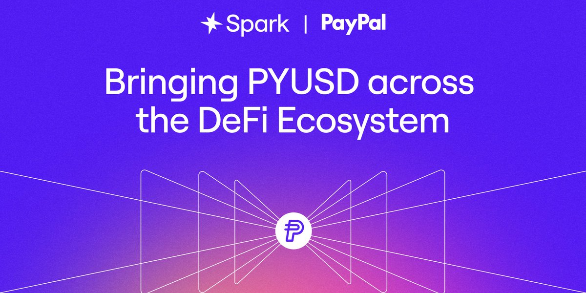 timzz_sleep's tweet image. PayPal 🤝 Spark
DeFi 世界的商业银行 x TradFi 世界的支付巨头
- @sparkdotfi 要做的是DeFi世界的商业银行,最大的特点就是使用自身强大的「流动性分发机制 - Spark Liquidity Layer」对存款和借款端进行调节并保持利率的稳定性和可预测性。
1/5
