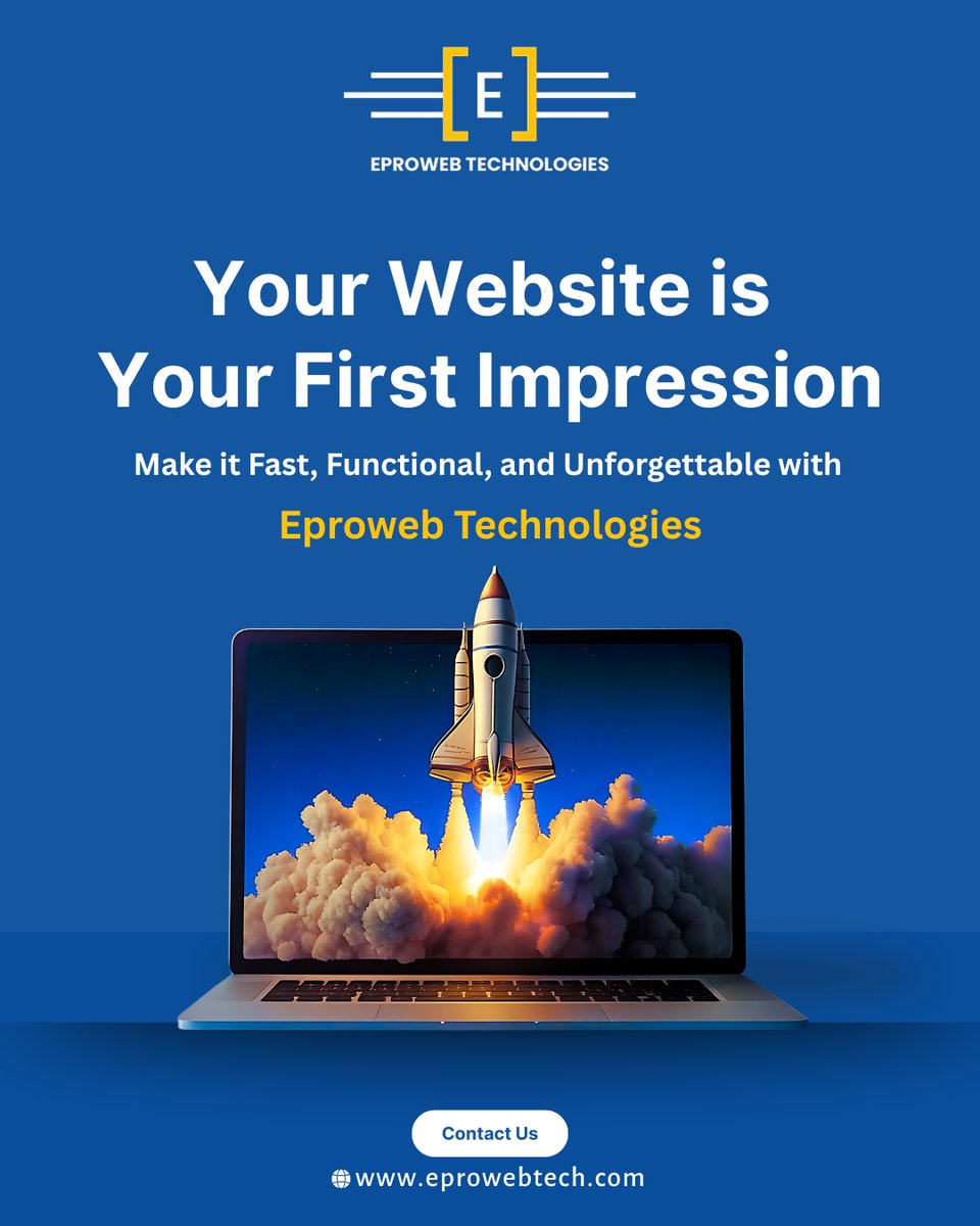 eprowebtech's tweet image. ✨ Your website is your first impression - make it unforgettable!
At EproWeb Technologies, we design websites that are fast, modern, and built to impress your audience from the very first click. 🚀

#EproWebTech #WebDesign #DigitalPresence #WebsiteDevelopment #BusinessGrowth