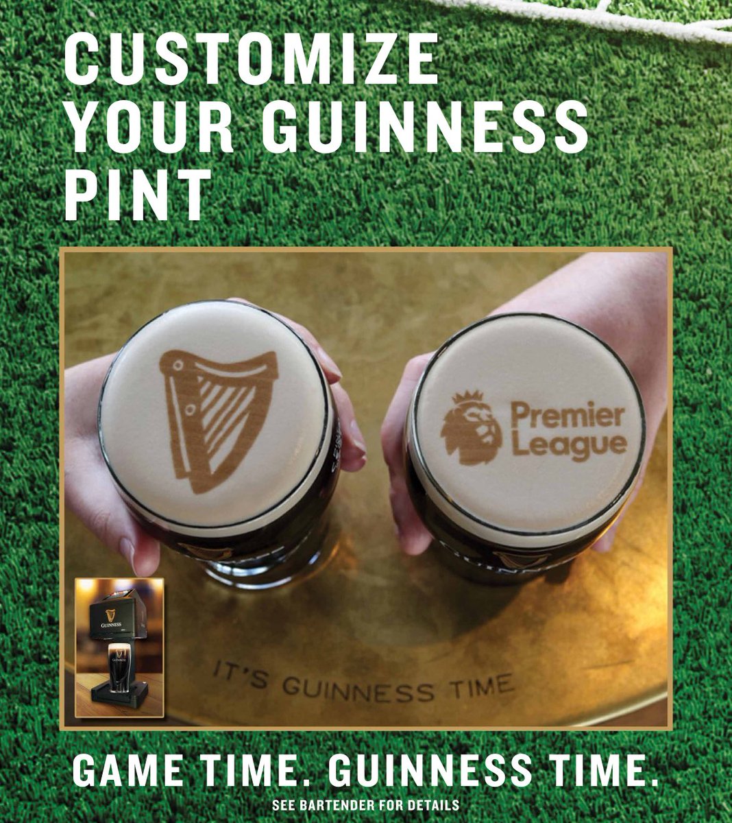 Join us Saturday for a rare noon kick with <a href="/SpursOfficial/">Tottenham Hotspur</a> playing wolves. We'll be at <a href="/DannyCoylesSF/">Danny Coyles</a> as always and we have the crew from <a href="/GuinnessUS/">Guinness US</a> coming in to give ya some fun sf spurs logos on your pint - see ya there #coys