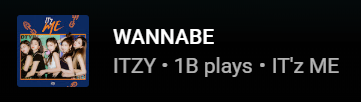 ryujisuengmin's tweet image. WANNABE HAS OFFICALY REACHED 1 BILLION IT IS THE ONLY ACT IN 4TH GEN TO DO SO AND THE MOST STREAMED 4TH GEN ON ALL STREAMING PLATFORMS!!!!!!!