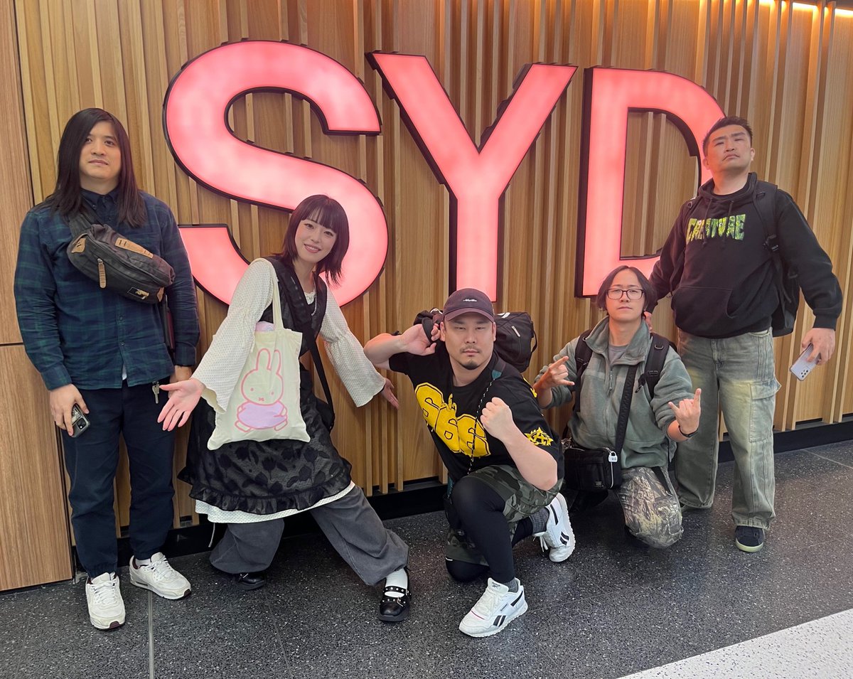 GutExplosionJP's tweet image. シドニーに到着しました✈️
本日は観光！
明日はMary&apos;s UndergroundにてHARD DEATH FESTに出演します🔥
我々は16時頃からの出演予定です。