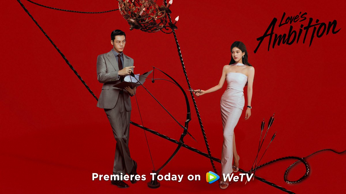 WeTVOfficial's tweet photo. In love’s hunt, who will fall first? Xu Yan and Shen Haoming’s thrilling love hunt begins.🎯💘

💎#LovesAmbition Premieres Today on WeTV exclusively. 

✨Starring #ZhaoLusi #ChenWeiting 

🔗👉https://t.co/EkximBOpnj

#许我耀眼 #赵露思 #陈伟霆 
#WeTV #WeTVAlwaysMore https://t.co/MsxglRcOQM