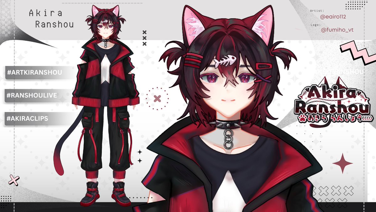 Hi, I’m Akira Ranshou 📷Your chaotic cat Vtuber of @reveuseproject here to bring fun, chaos, and a little bit of fluff! 📷
Twitch: twitch.tv/ranshou_akira  
Art Tag: #ArtKiRanshou
Live Tag: #RanshouLive
Clips: #AkiraClips
Oshi: 😺

#Vtuber  #VTuberUprising #VtuberEN