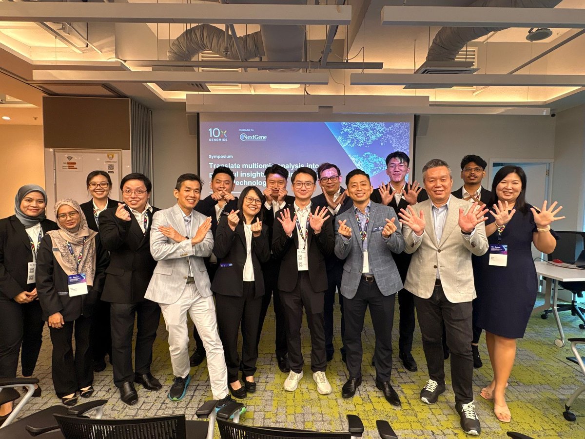 10xGenomics's tweet image. That&apos;s a wrap on our SEA roadshow series! Over 200 attendees joined us in Thailand, Indonesia &amp;amp; Malaysia. We covered clinical research, AI, #singlecell and #spatial technologies &amp;amp; launched a new master class. Thanks to our partners: Next Gene, BioActive &amp;amp; Biogenome!