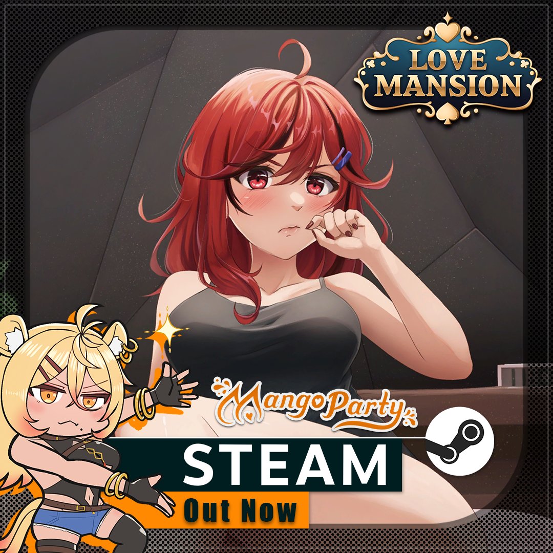 📢Love Mansion is now available on Steam!

Once a prominent streamer, you're now a private tutor. Help a prestigious local family's daughter get into a top-tier university.

This is your chance to get rid of unemployment and financial troubles. Also...uncovering the secrets of
