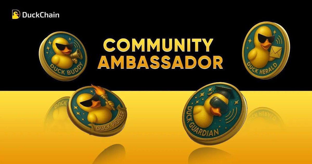 🦆 Our Bella is leading the DuckChain Community Ambassador Program!

We currently have 2 openings — she’s looking for people who truly 💛 DUCK, believe in DUCK, and stay active on both Telegram &amp; Twitter.

If this sounds like you, please fill out the form and DM her in the