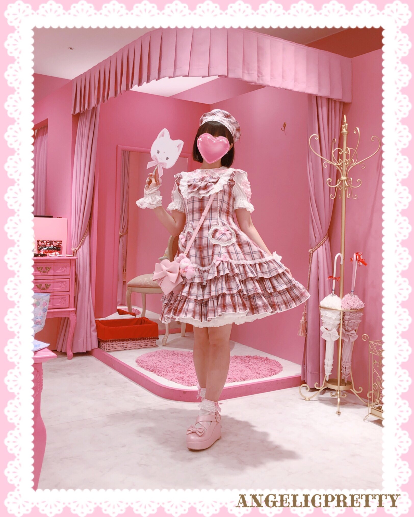 サエラ•アキアカネ◆花柄ピンクのスプリングコート サエラ•アキアカネ◇花柄ピンクのスプリングコート