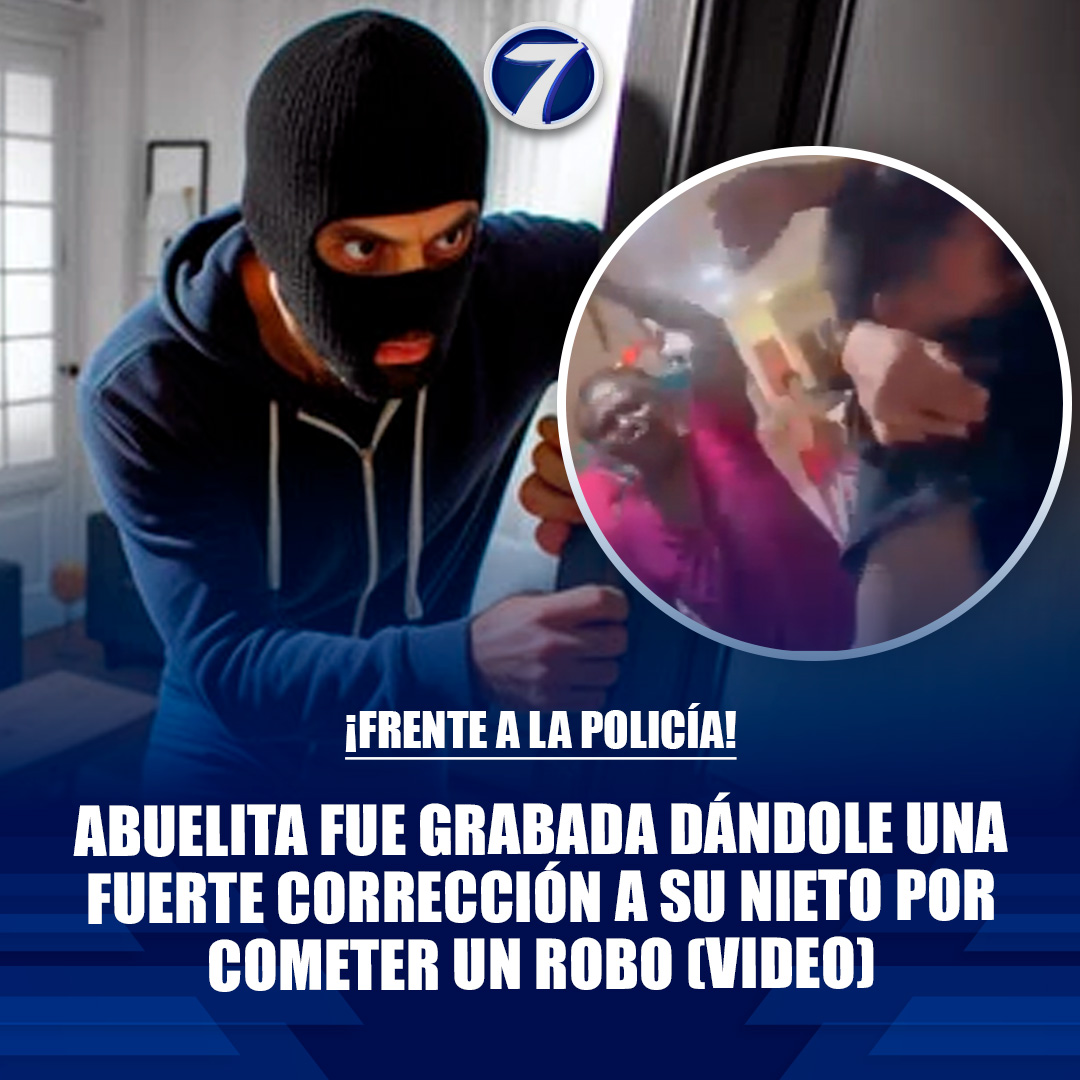 Noti7Guatemala's tweet image. 🚨 #Abuelita corrige fuertemente a su nieto por cometer un #robo (VIDEO) ➡ bit.ly/47X9l5p